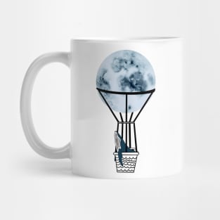 Whale Moon Design Mug